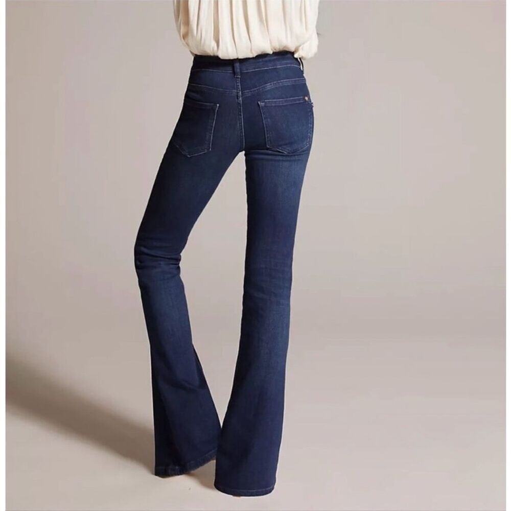 Anthropologie Pilcro Demilune Boot cut Dark Jeans 26